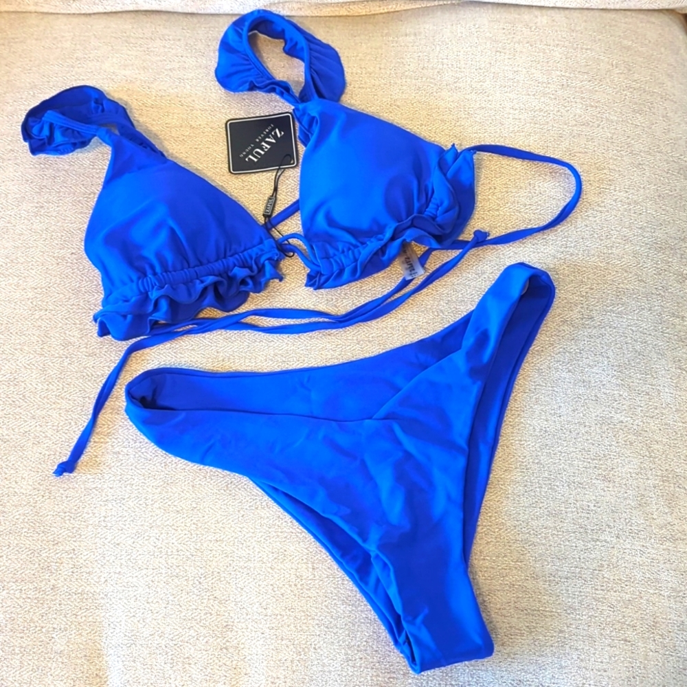 Royal blue bikini